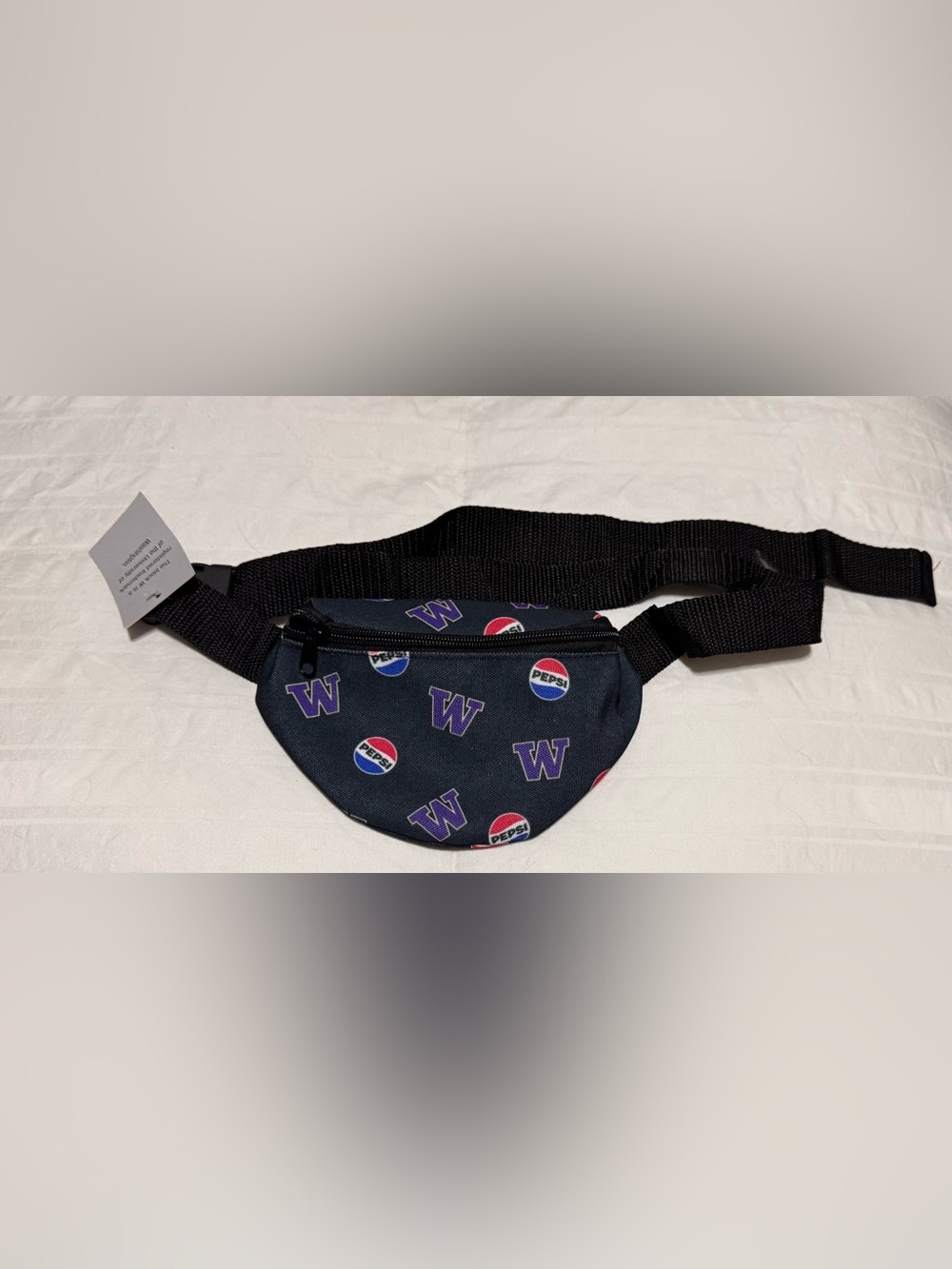 UW Huskies x Pepsi Fanny Pack Black – New with Tags | Adjustable Strap